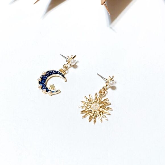 Boho dangle earrings N376 - Picture 2 of 4